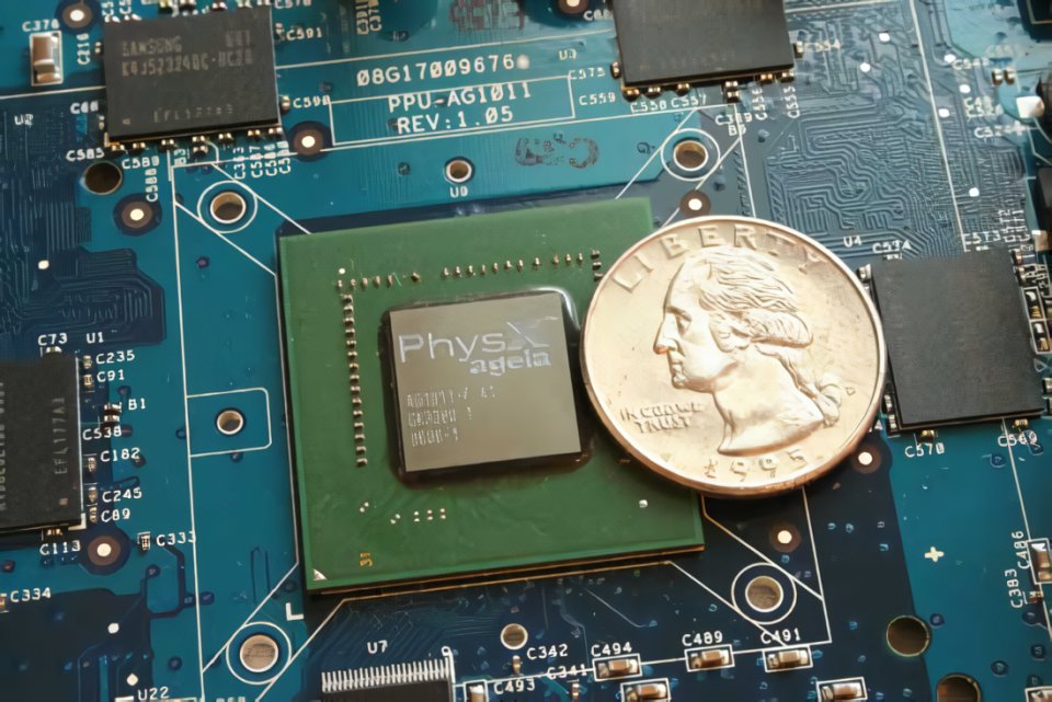 AGEIA PPU Chip PHYSX