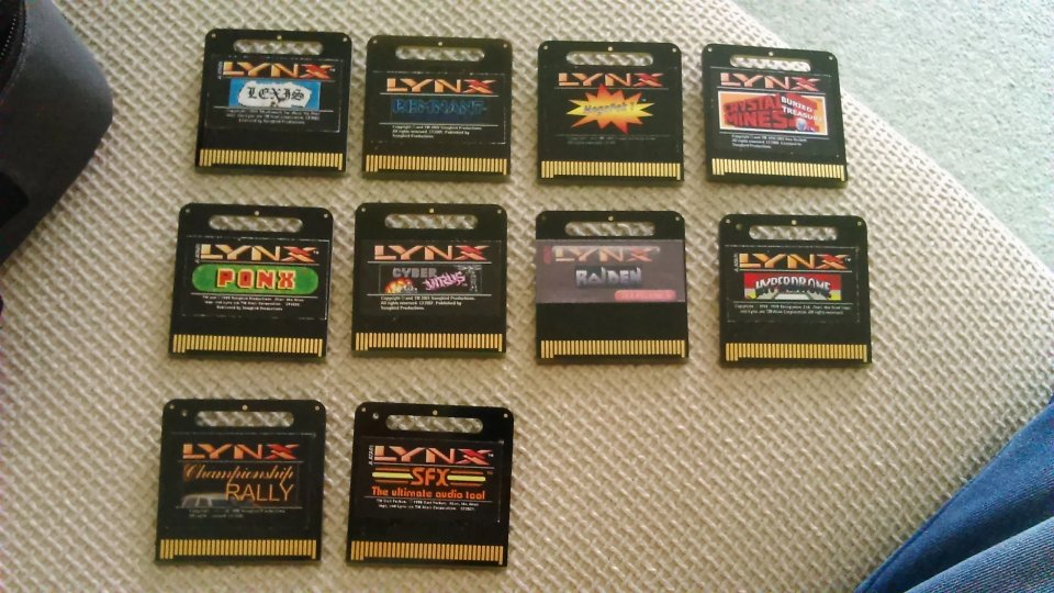 Cartuchos Atari Lynx