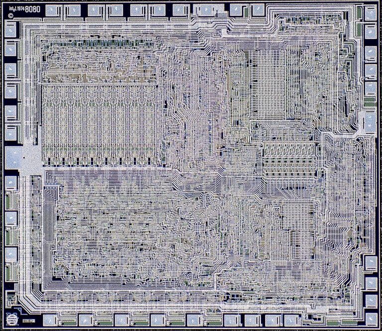 Intel 8080 litografia