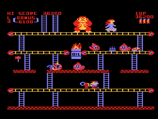 Donkey Kong Atari 800