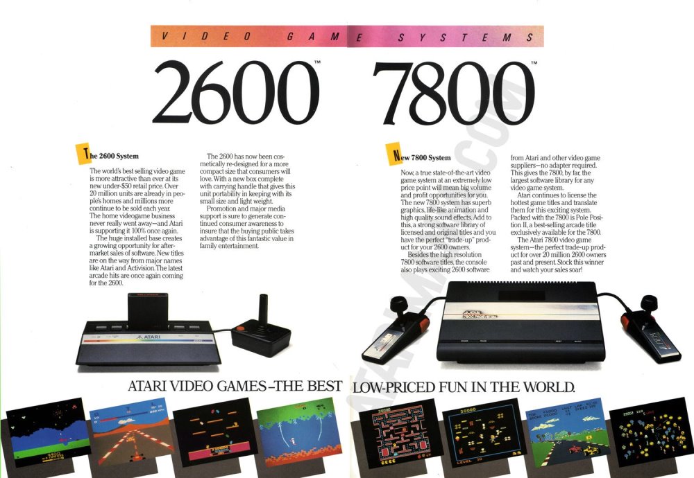 Anuncio publicitario Atari 7800